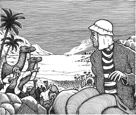 Jacob Spotting Esau Approaching with Four Hundred Men